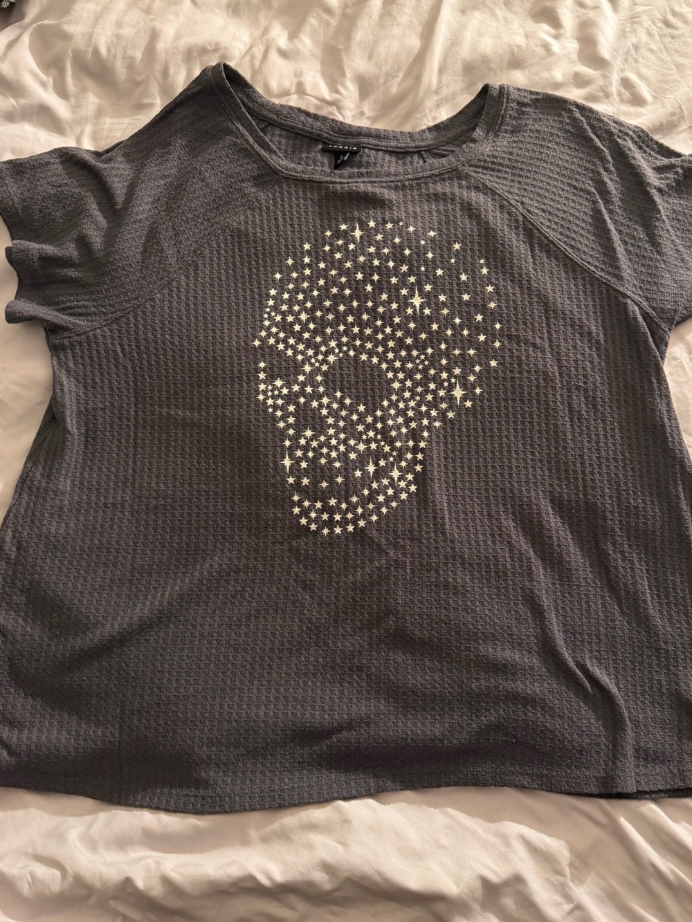 Torrid Skull Star Waffle Tee Shirt